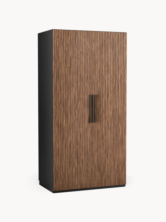 Simneva Modular Hinged-Door Wardrobe, 100 cm Wide, in Various Sizes