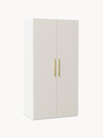 Simneva Modular Hinged-Door Wardrobe, 100 cm Wide, in Various Sizes