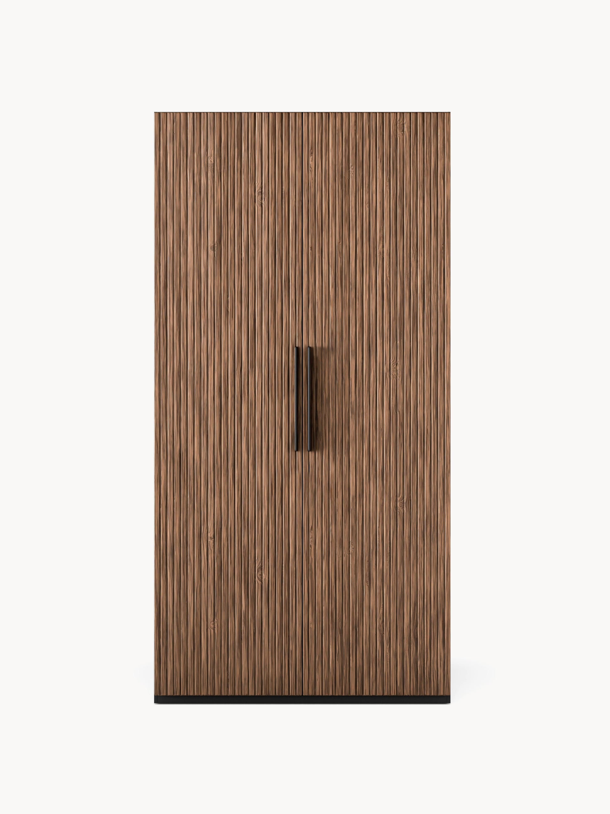 Simneva Modular Hinged-Door Wardrobe, 100 cm Wide, in Various Sizes