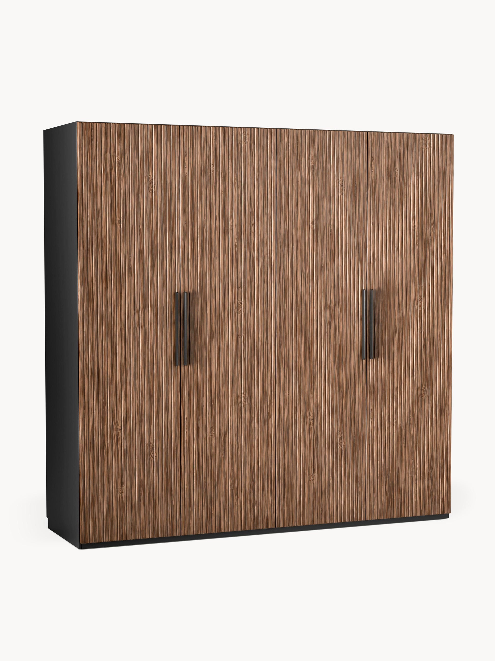 Simneva Modular Hinged-Door Wardrobe, 200 cm Wide, in Various Sizes