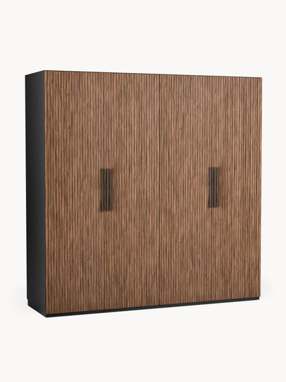 Simneva Modular Hinged-Door Wardrobe, 200 cm Wide, in Various Sizes