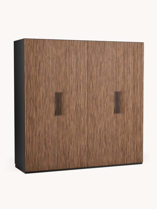 Simneva Modular Hinged-Door Wardrobe, 200 cm Wide, in Various Sizes