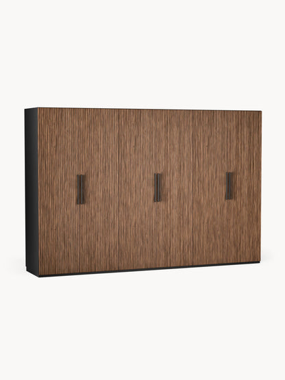 Simneva Modular Hinged-Door Wardrobe, 300 cm Wide, in Various Sizes