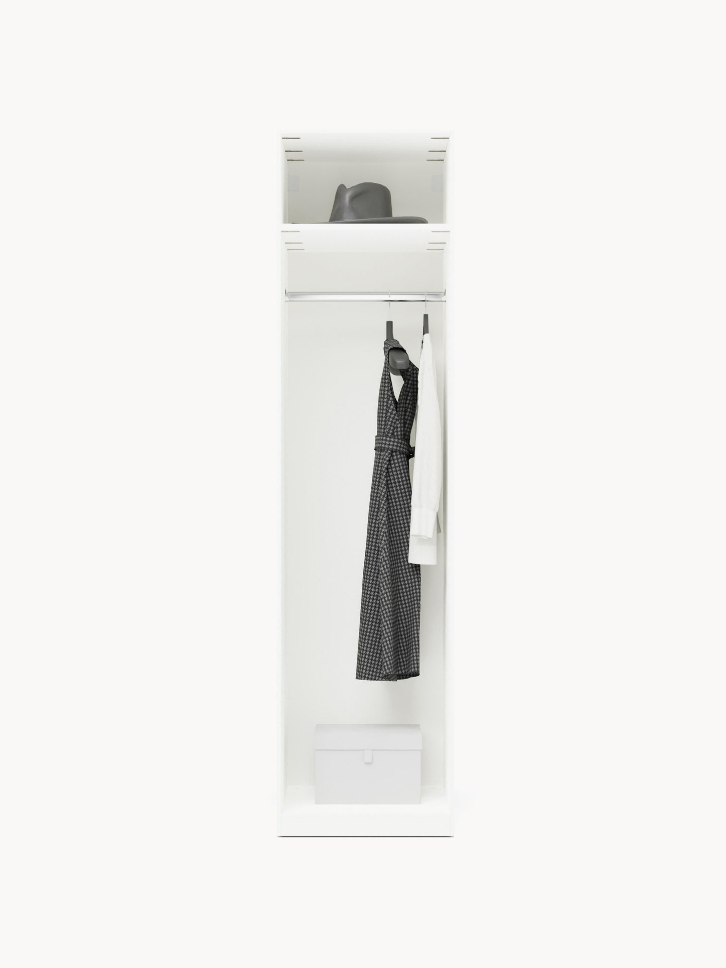 Simneva Modular Hinged-Door Wardrobe, 50 cm Wide, in Various Sizes