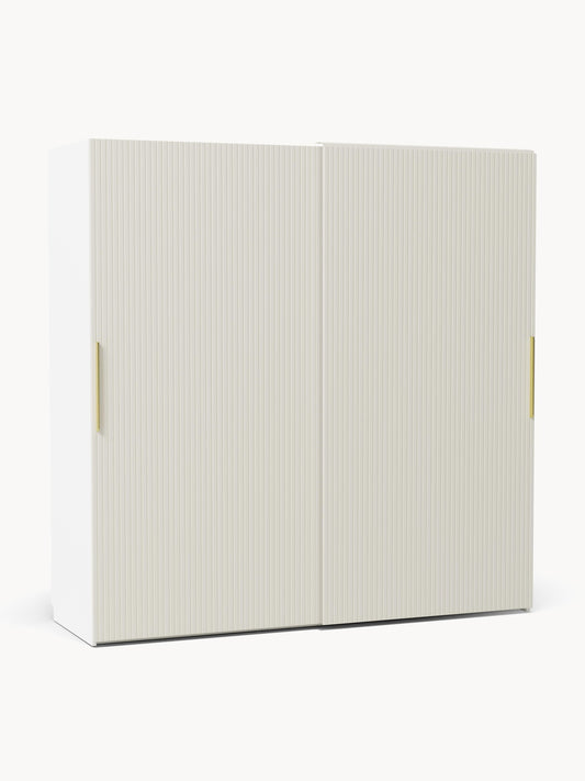 Simneva Modular Sliding-Door Wardrobe, 200 cm Wide, in Various Sizes