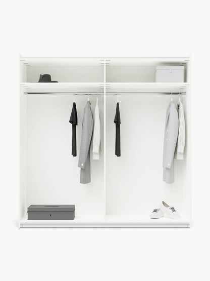 Simneva Modular Sliding-Door Wardrobe, 200 cm Wide, in Various Sizes