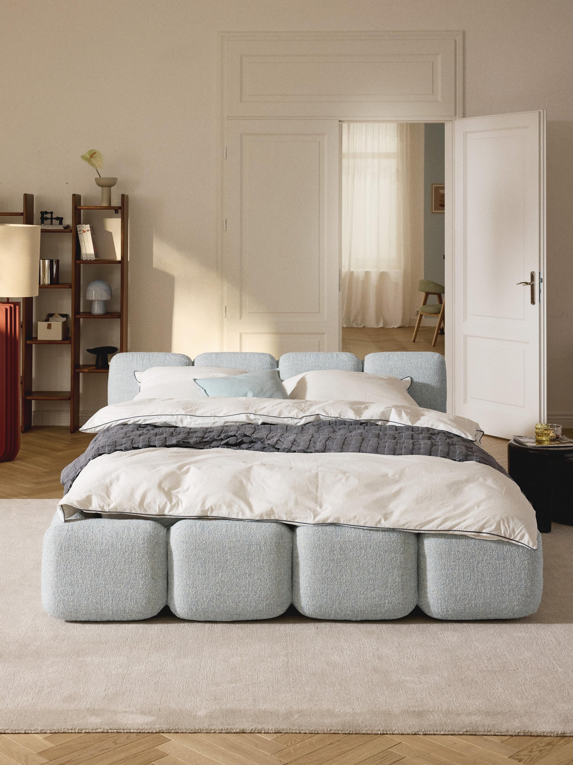 Taylorna Bouclé Upholstered Bed