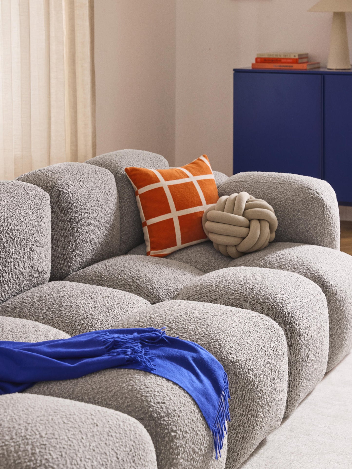 Taylorna Corner Module in Bouclé