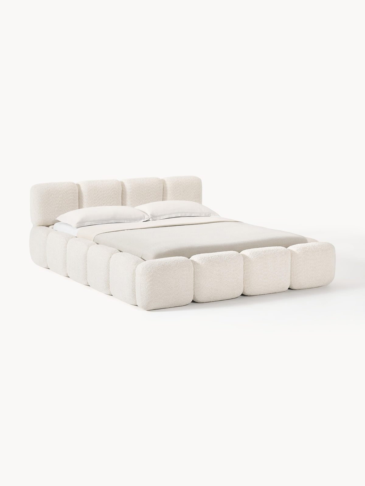 Taylorna Teddy Bouclé Upholstered Bed