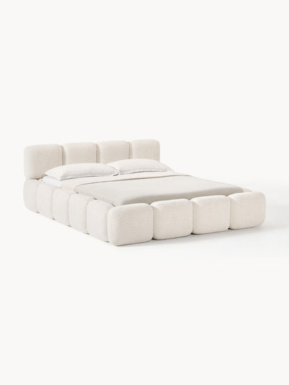 Taylorna Teddy Bouclé Upholstered Bed
