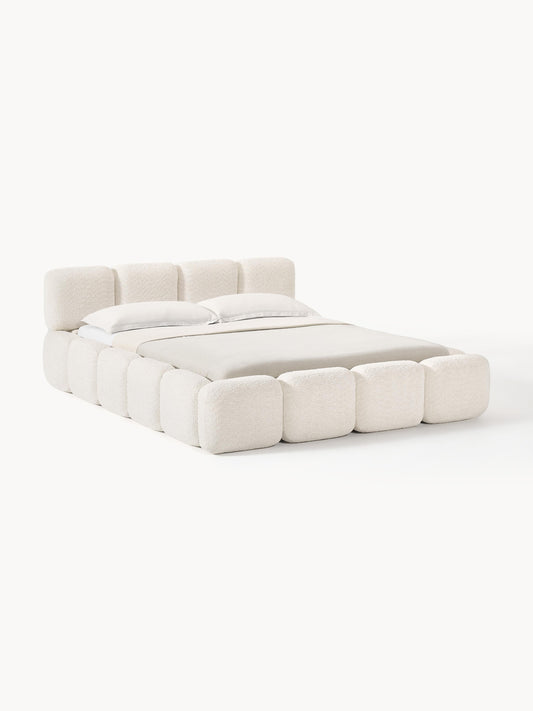 Taylorna Teddy Bouclé Upholstered Bed