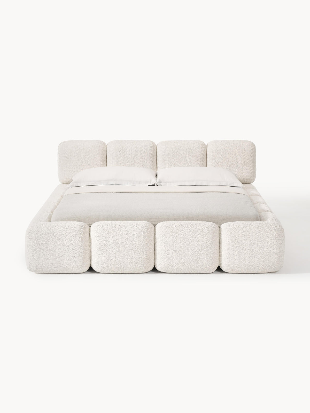 Taylorna Teddy Bouclé Upholstered Bed