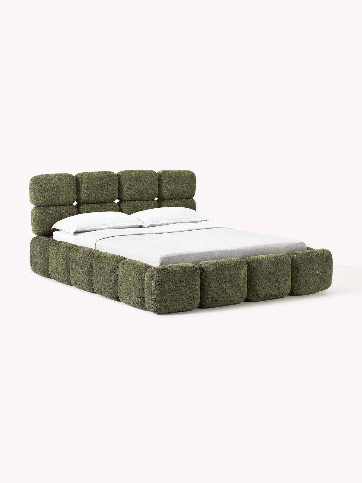 Taylorna Teddy Bouclé Upholstered Bed