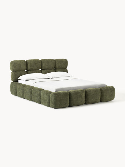 Taylorna Teddy Bouclé Upholstered Bed