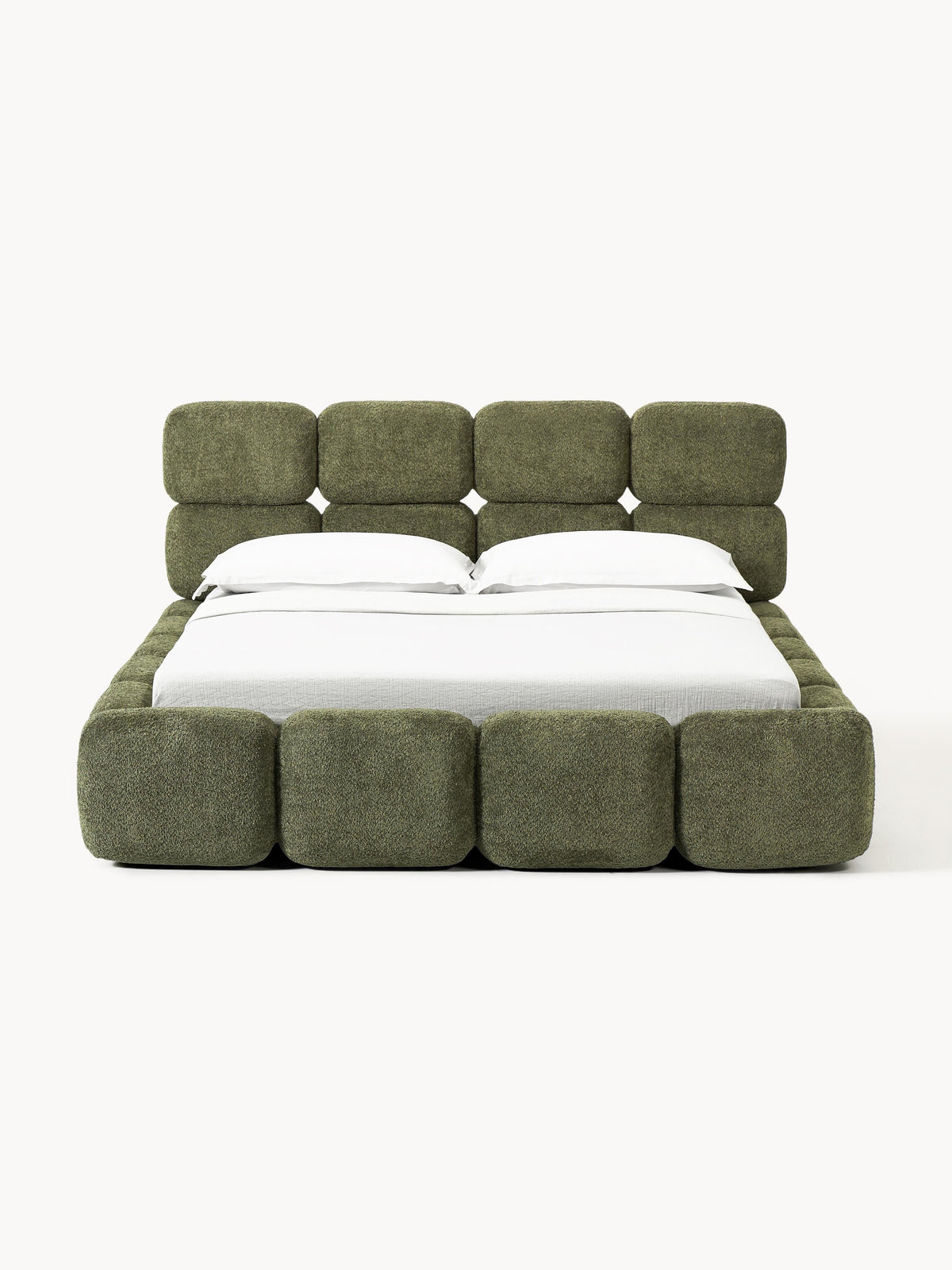 Taylorna Teddy Bouclé Upholstered Bed