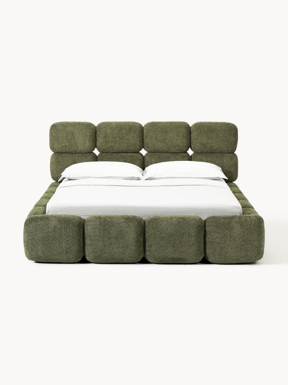 Taylorna Teddy Bouclé Upholstered Bed