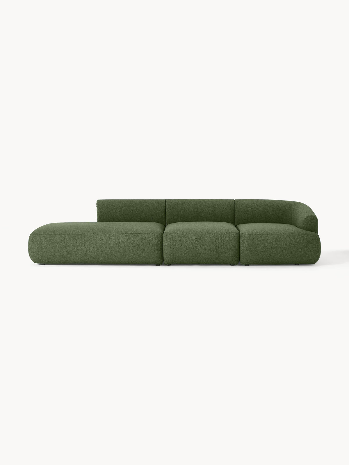 Trevanna Bouclé Modular Chaise (2-Seater)