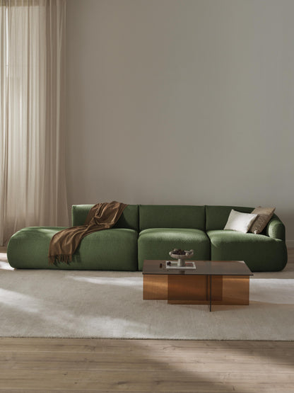 Trevanna Bouclé Modular Chaise (2-Seater)