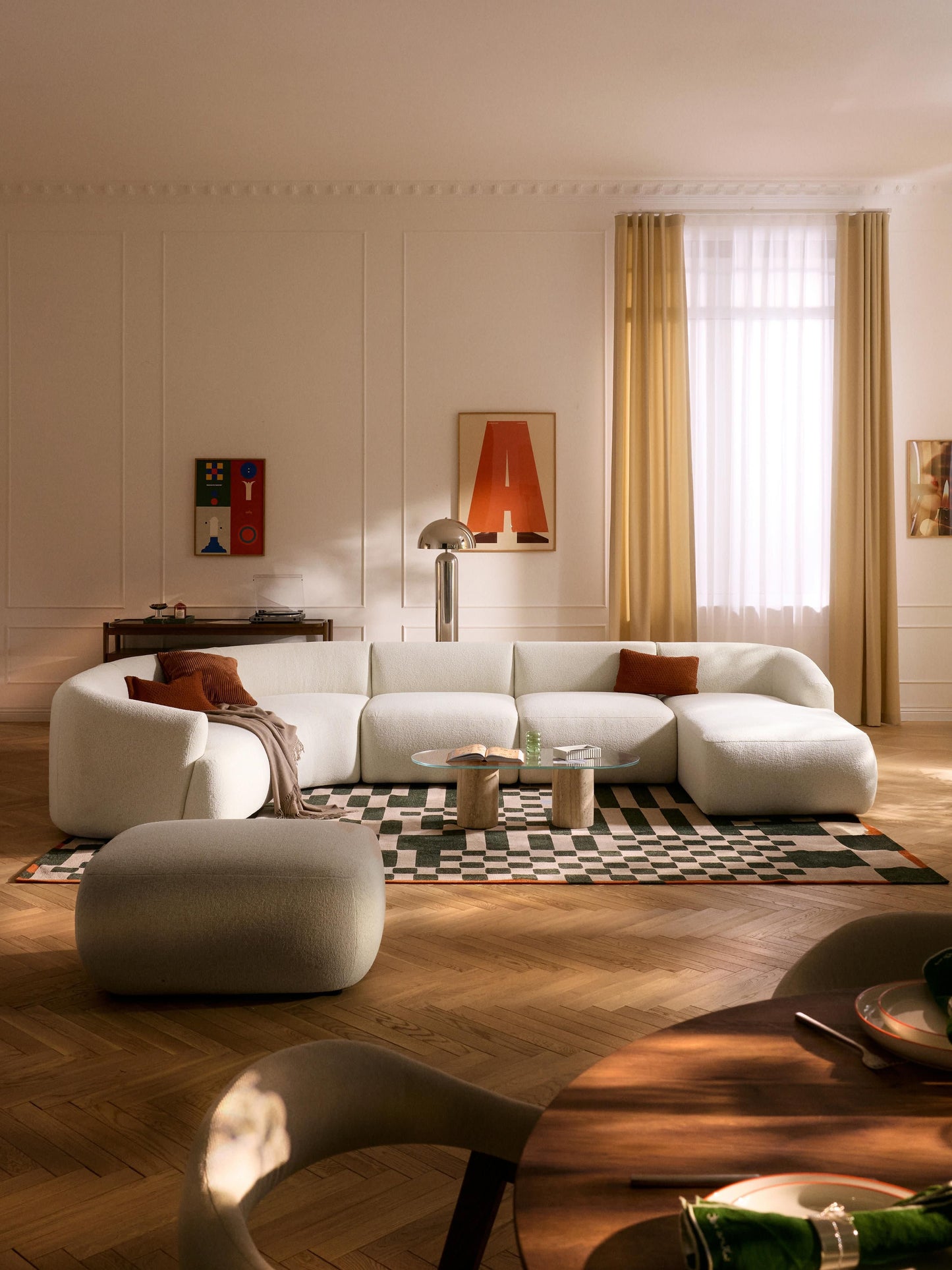 Trevanna Bouclé Modular XL Sofa