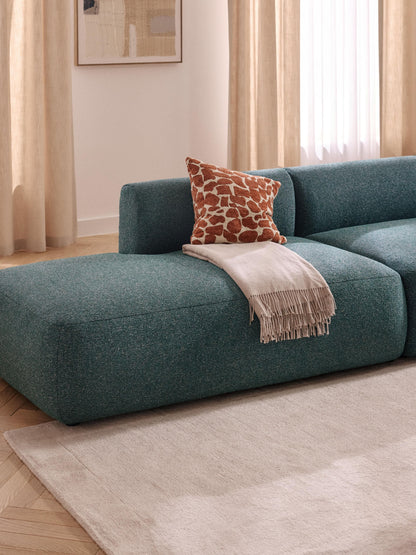 Trevanna Chaise Module in Bouclé