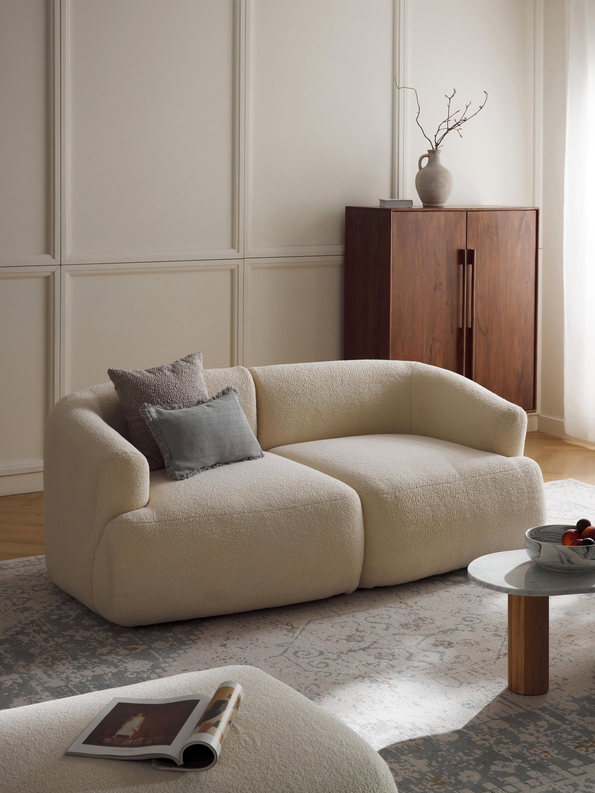 Trevanna Corner Module in Teddy