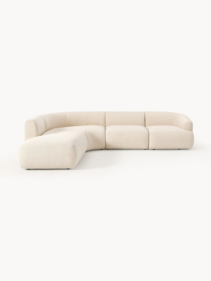 Trevanna Modular Corner Sofa (4-Seater) in Bouclé