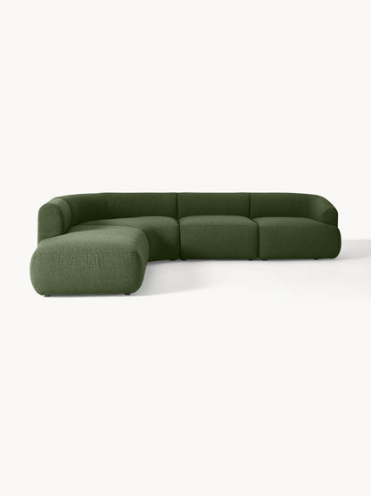 Trevanna Modular Corner Sofa (4-Seater) in Bouclé