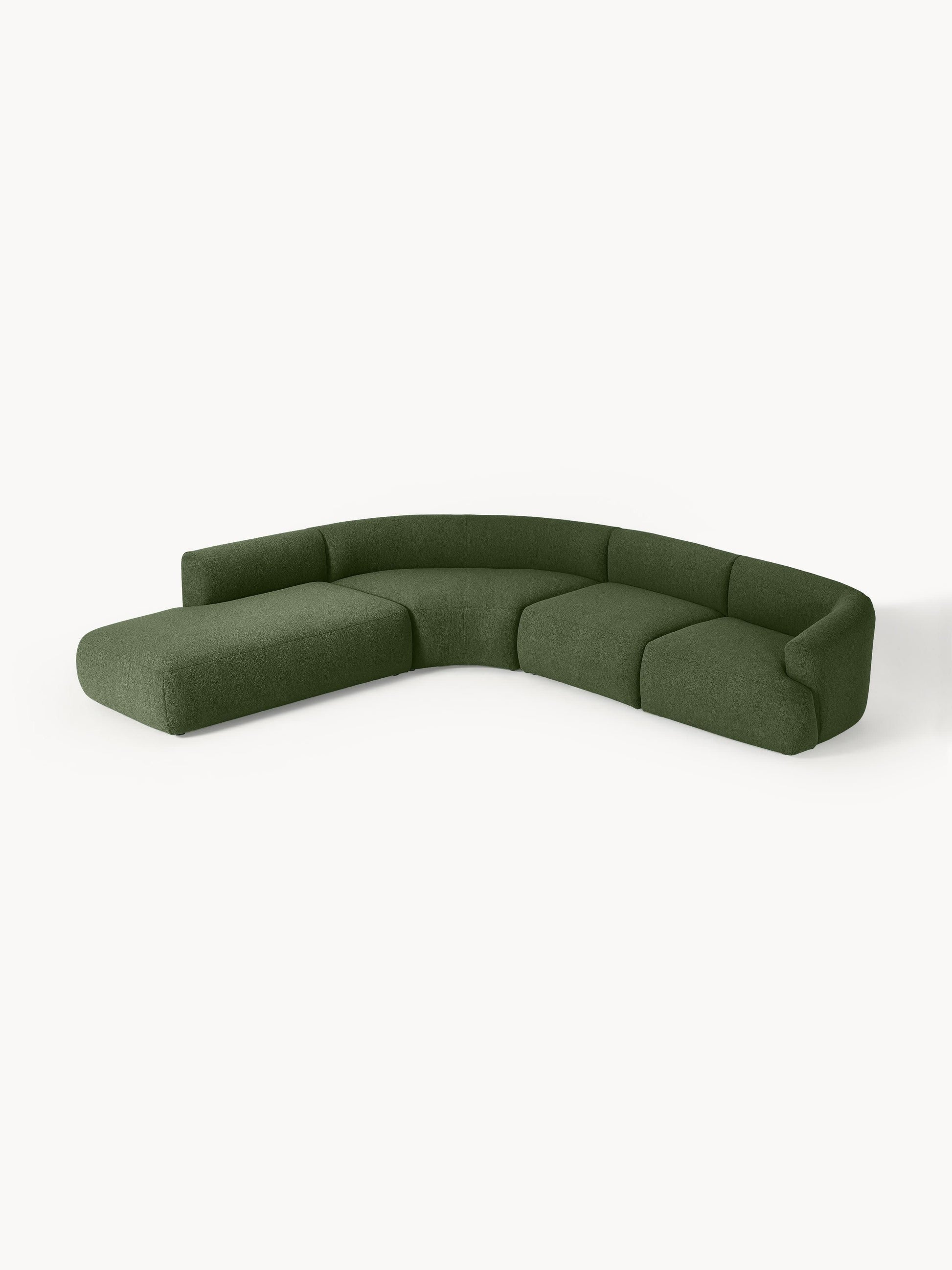 Trevanna Modular Corner Sofa (4-Seater) in Bouclé