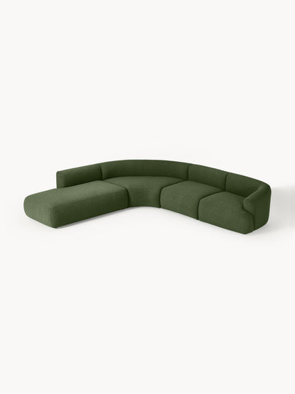 Trevanna Modular Corner Sofa (4-Seater) in Bouclé