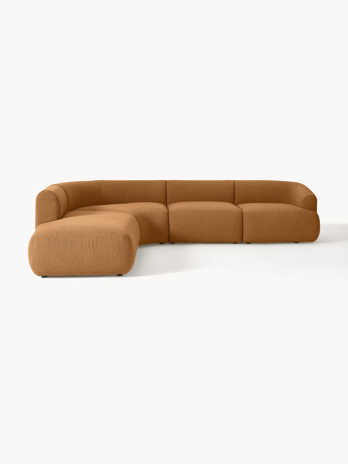 Trevanna Modular Corner Sofa (4-Seater) in Bouclé