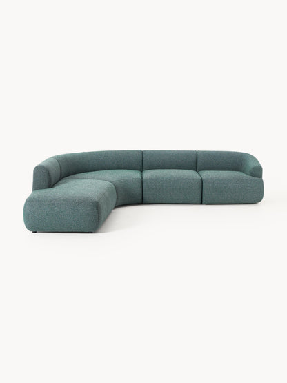 Trevanna Modular Corner Sofa (4-Seater) in Bouclé