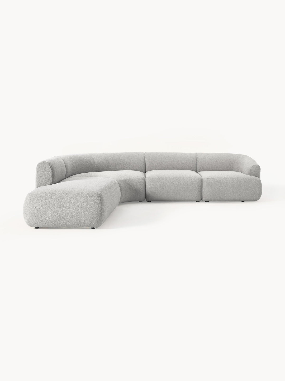 Trevanna Modular Corner Sofa (4-Seater) in Bouclé
