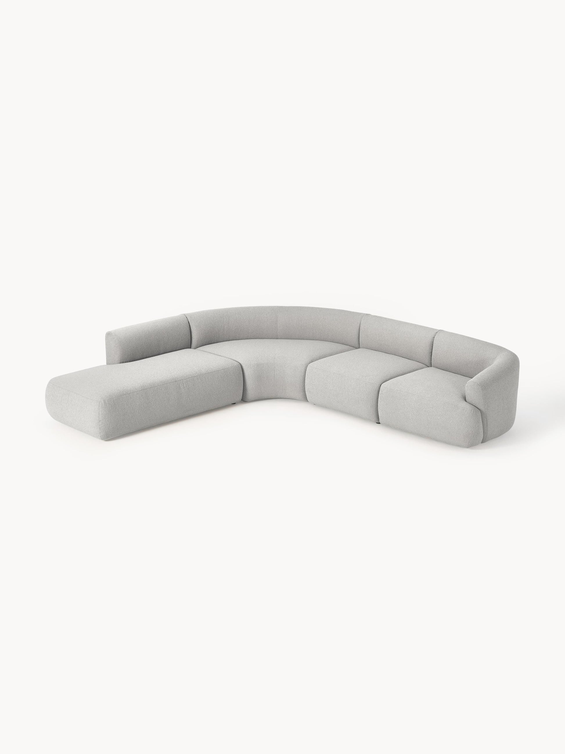 Trevanna Modular Corner Sofa (4-Seater) in Bouclé