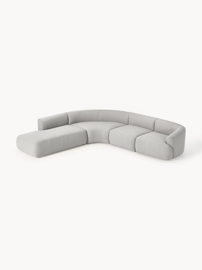 Trevanna Modular Corner Sofa (4-Seater) in Bouclé