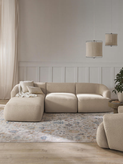 Trevanna Modular Corner Sofa in Bouclé (3-Seater)