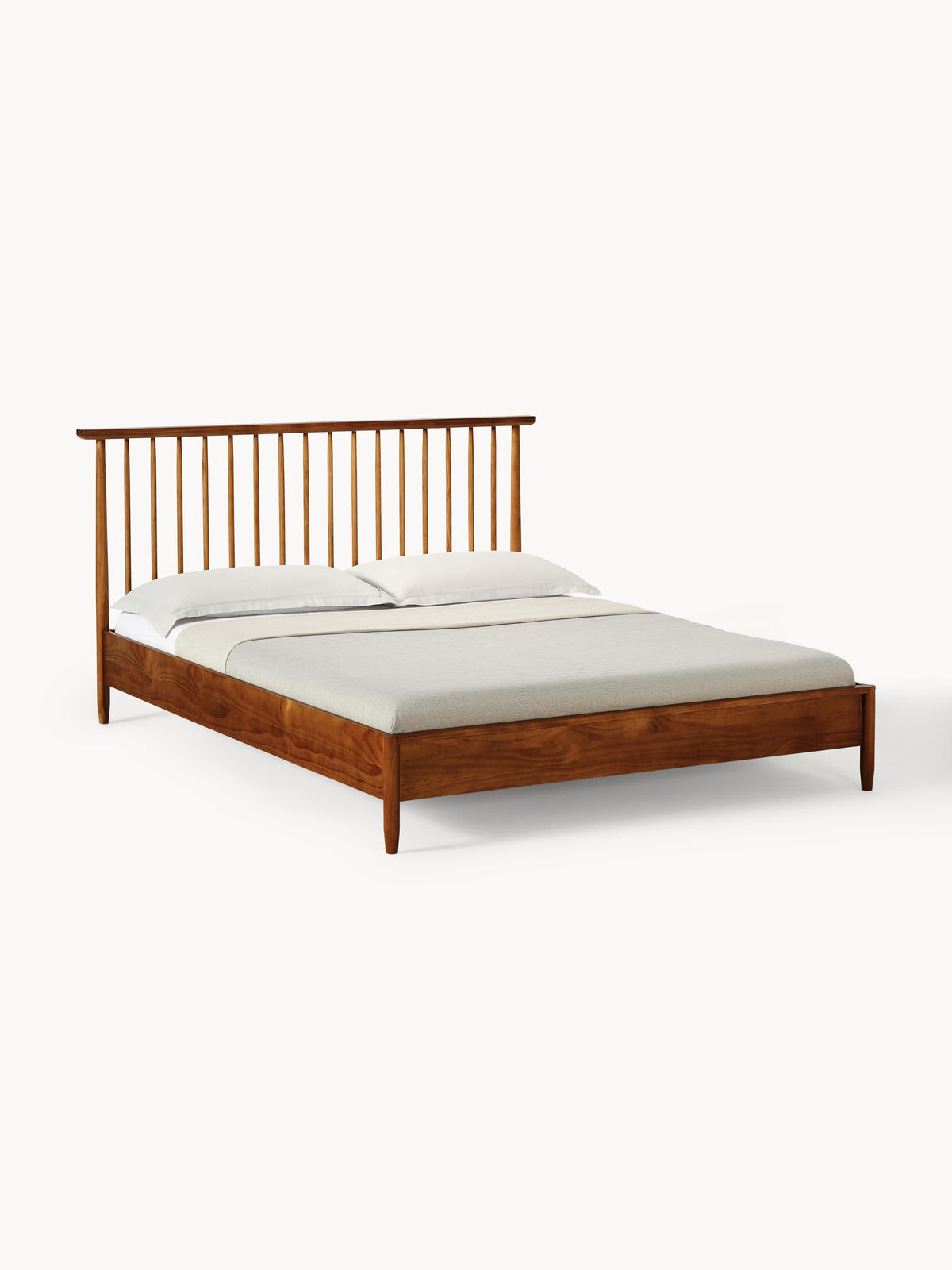 Winado Wooden Bed with Pine Headboard