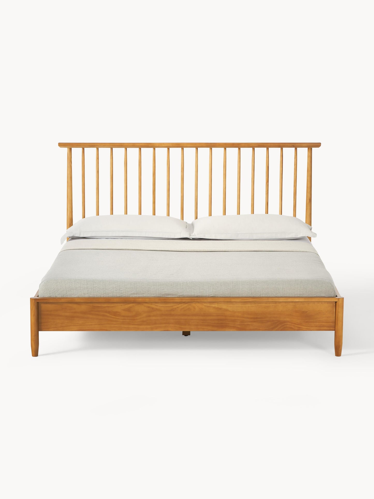 Winado Wooden Bed with Pine Headboard