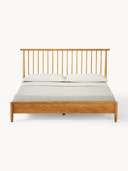 Winado Wooden Bed with Pine Headboard