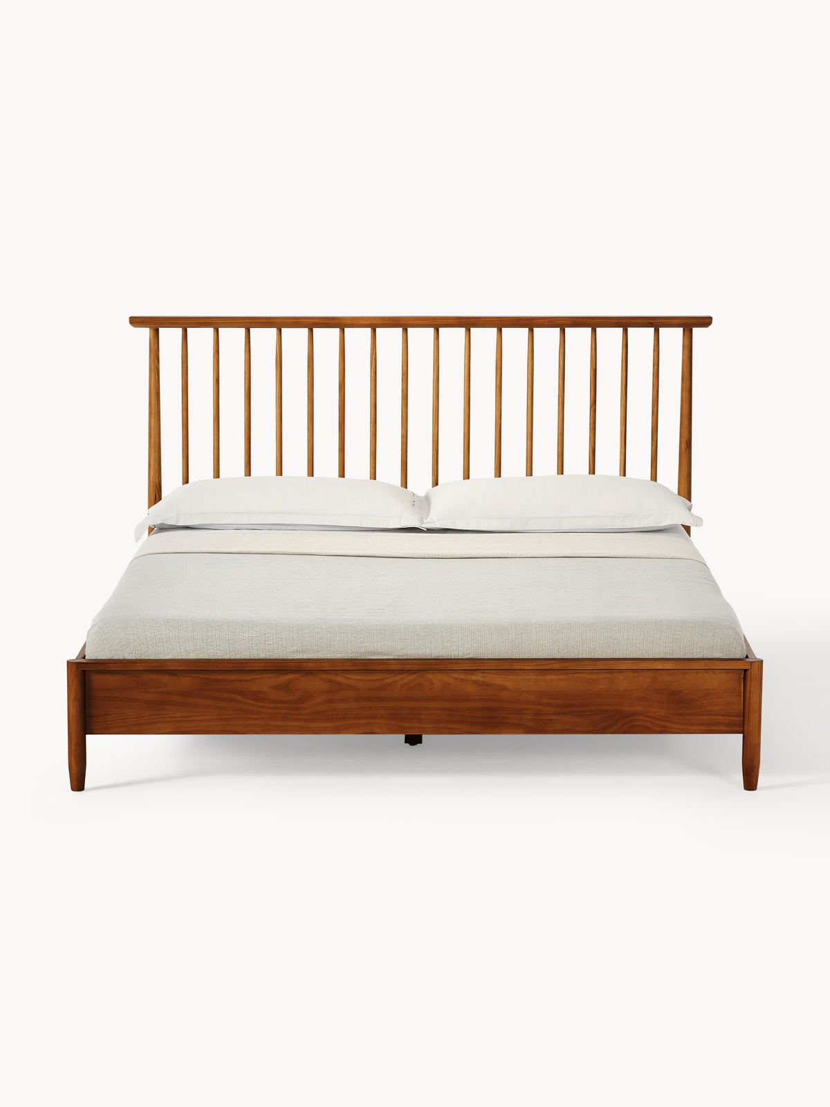 Winado Wooden Bed with Pine Headboard