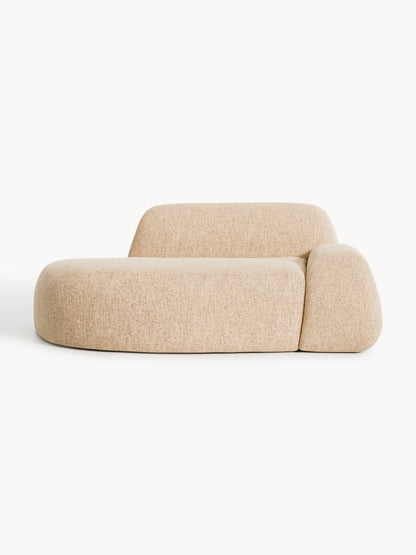 Wolbrenna Bouclé Sofa with Chaise Longue (2-Seater)
