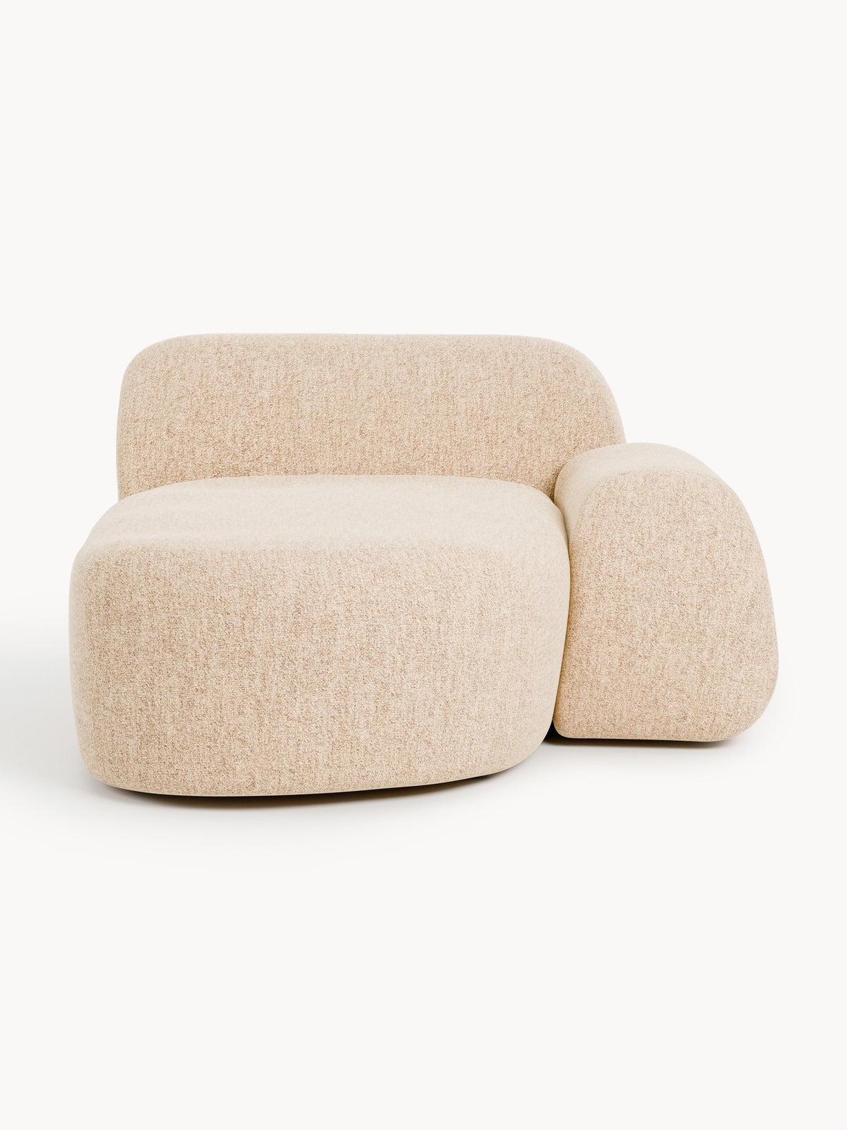 Wolbrenna Chaise Corner Module in Bouclé