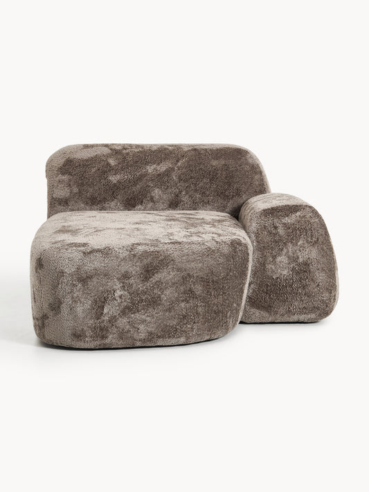 Wolbrenna Chaise in Teddy Bouclé