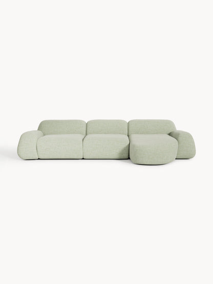 Wolbrenna Modular Corner Sofa (4-Seater) in Bouclé