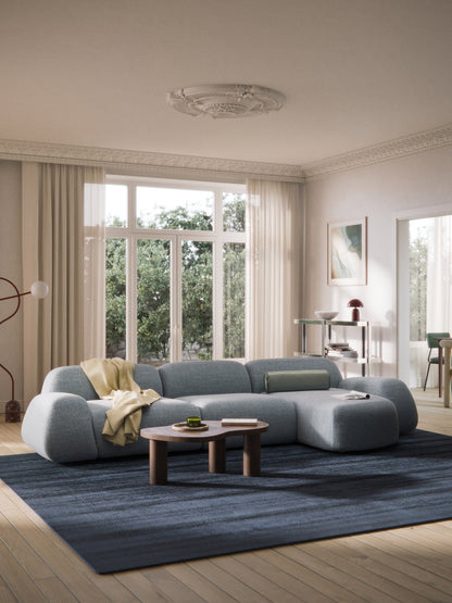 Wolbrenna Modular Corner Sofa (4-Seater) in Bouclé