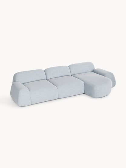 Wolbrenna Modular Corner Sofa (4-Seater) in Bouclé