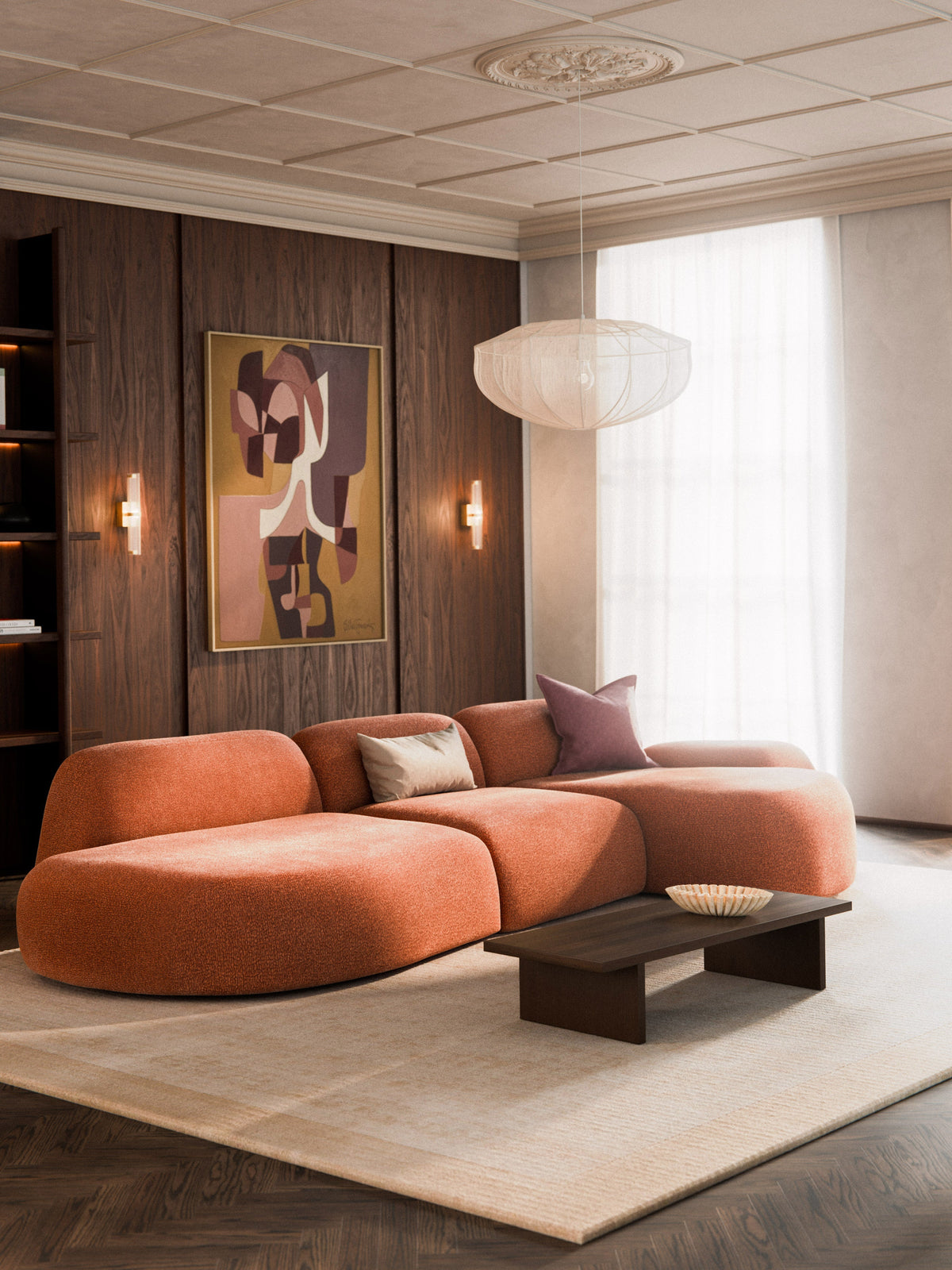 Wolbrenna Modular Corner Sofa (4-Seater) with Chaise Longue