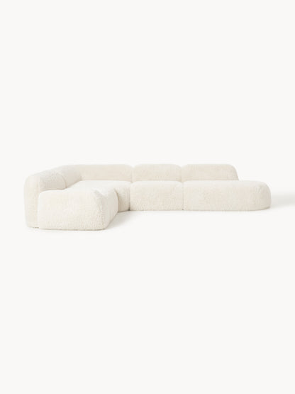 Wolbrenna Modular XL Teddy Corner Sofa with Chaise Longue