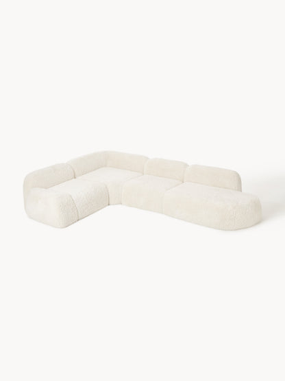 Wolbrenna Modular XL Teddy Corner Sofa with Chaise Longue