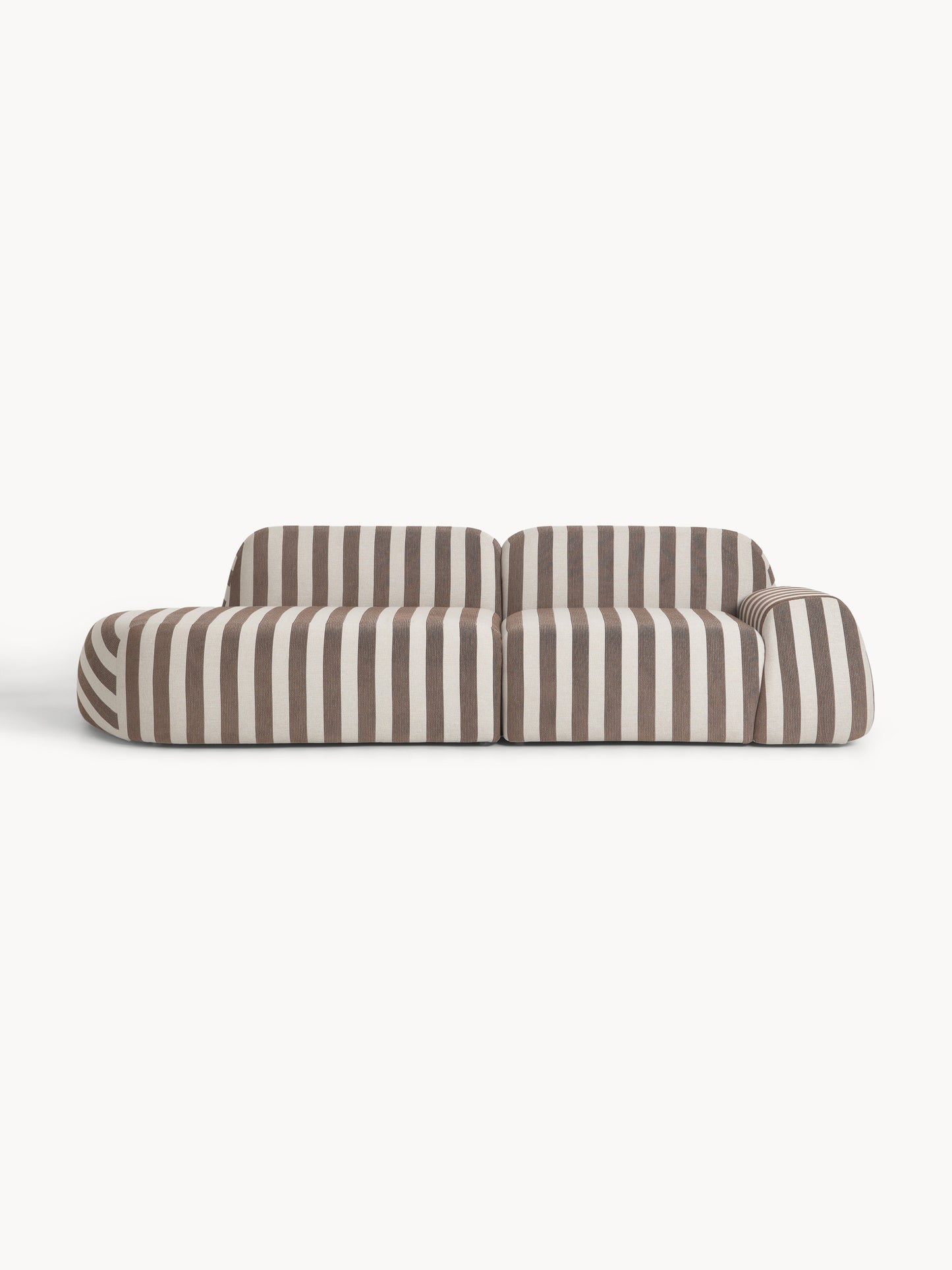 Wolbrenna Striped Modular Sofa (3-Seater)