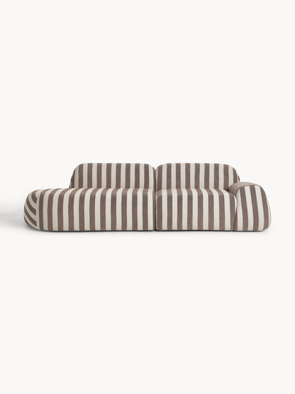 Wolbrenna Striped Modular Sofa (3-Seater)